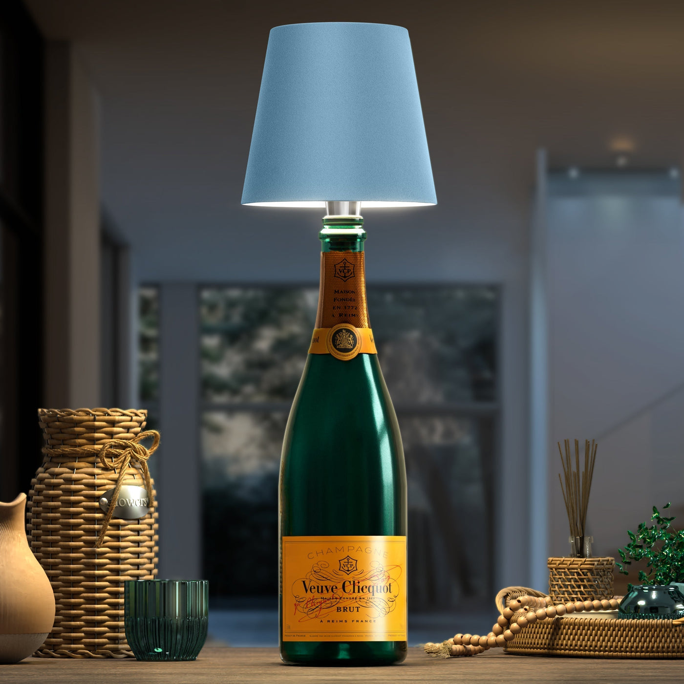 Zavando - Drahtlose Flaschenlampe - Tragbare und Stilvolle Beleuchtung
