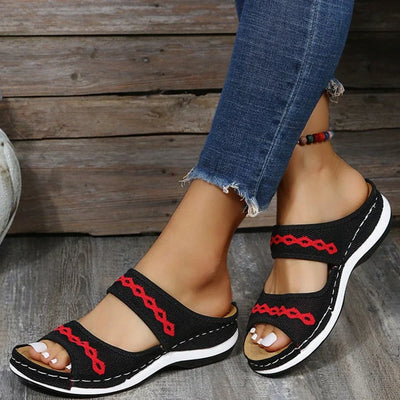 Zavando – Strapazierfähige Doppelriemen-Sandalen