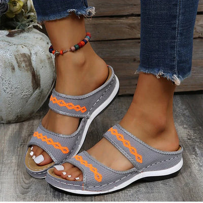 Zavando – Strapazierfähige Doppelriemen-Sandalen