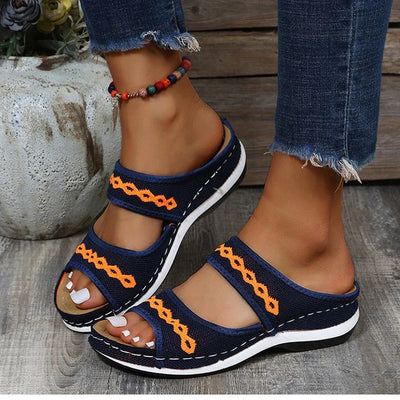 Zavando – Strapazierfähige Doppelriemen-Sandalen