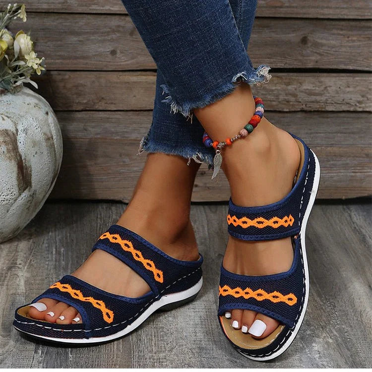 Zavando – Strapazierfähige Doppelriemen-Sandalen