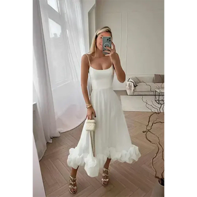 Minta | Damen Ärmelloses Partykleid | Midi