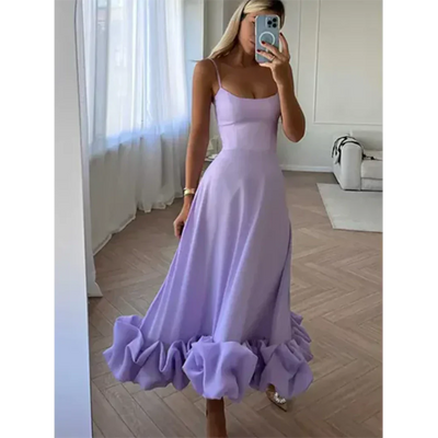 Minta | Damen Ärmelloses Partykleid | Midi