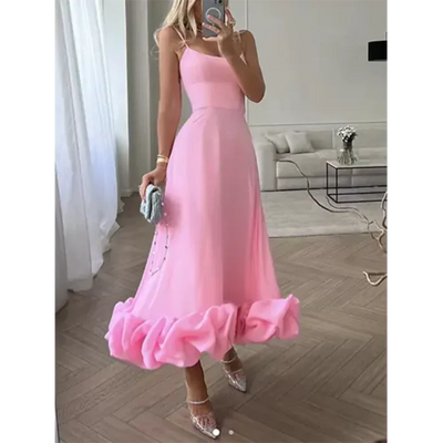 Minta | Damen Ärmelloses Partykleid | Midi
