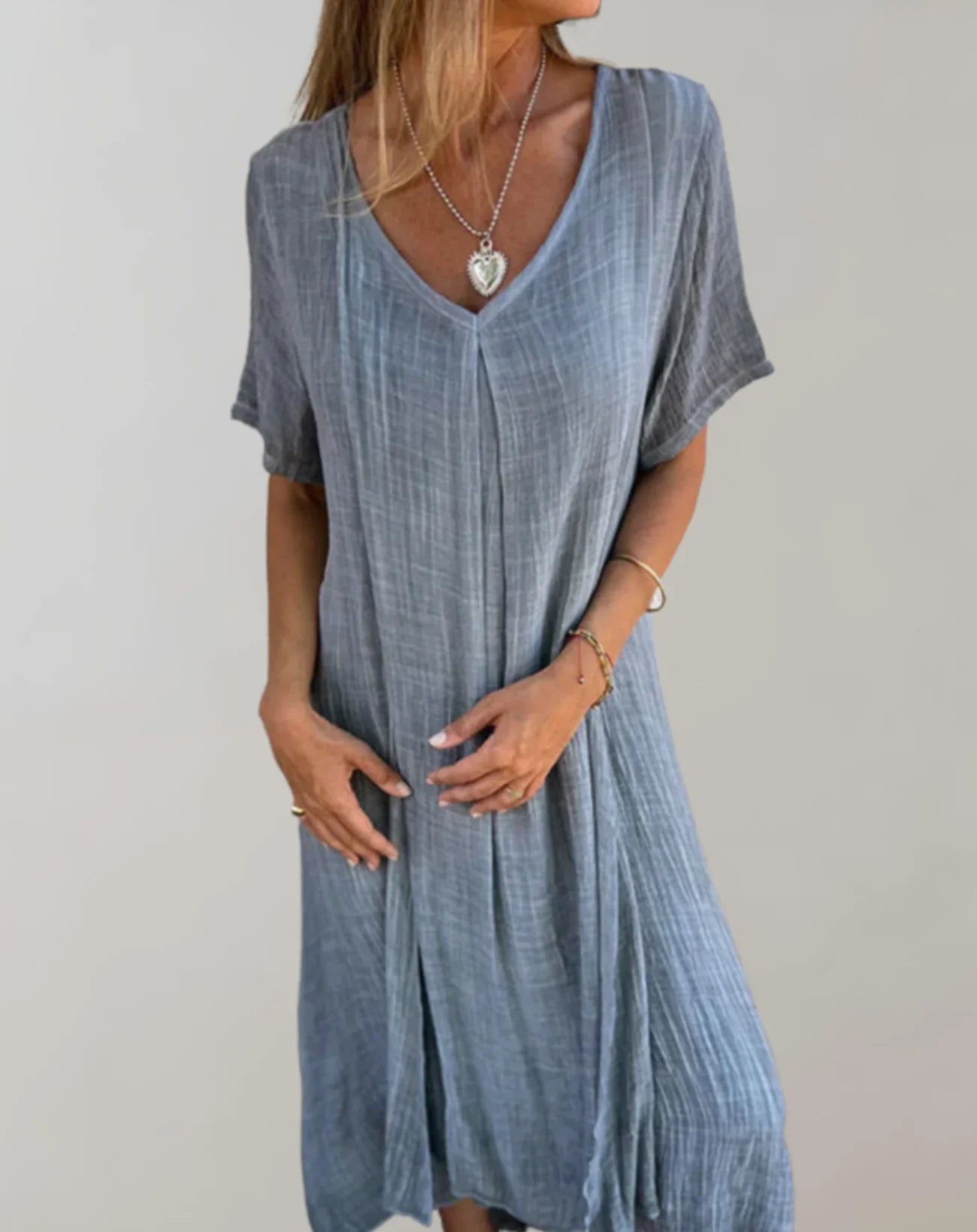Zavando – Leichtes Kleid aus Baumwollleinen
