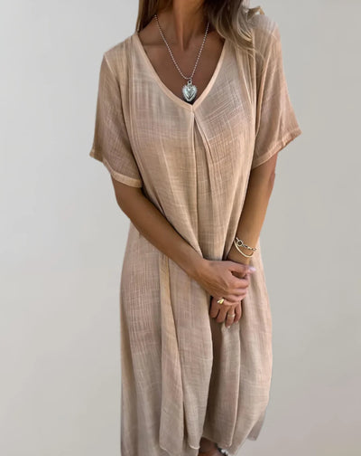 Zavando – Leichtes Kleid aus Baumwollleinen
