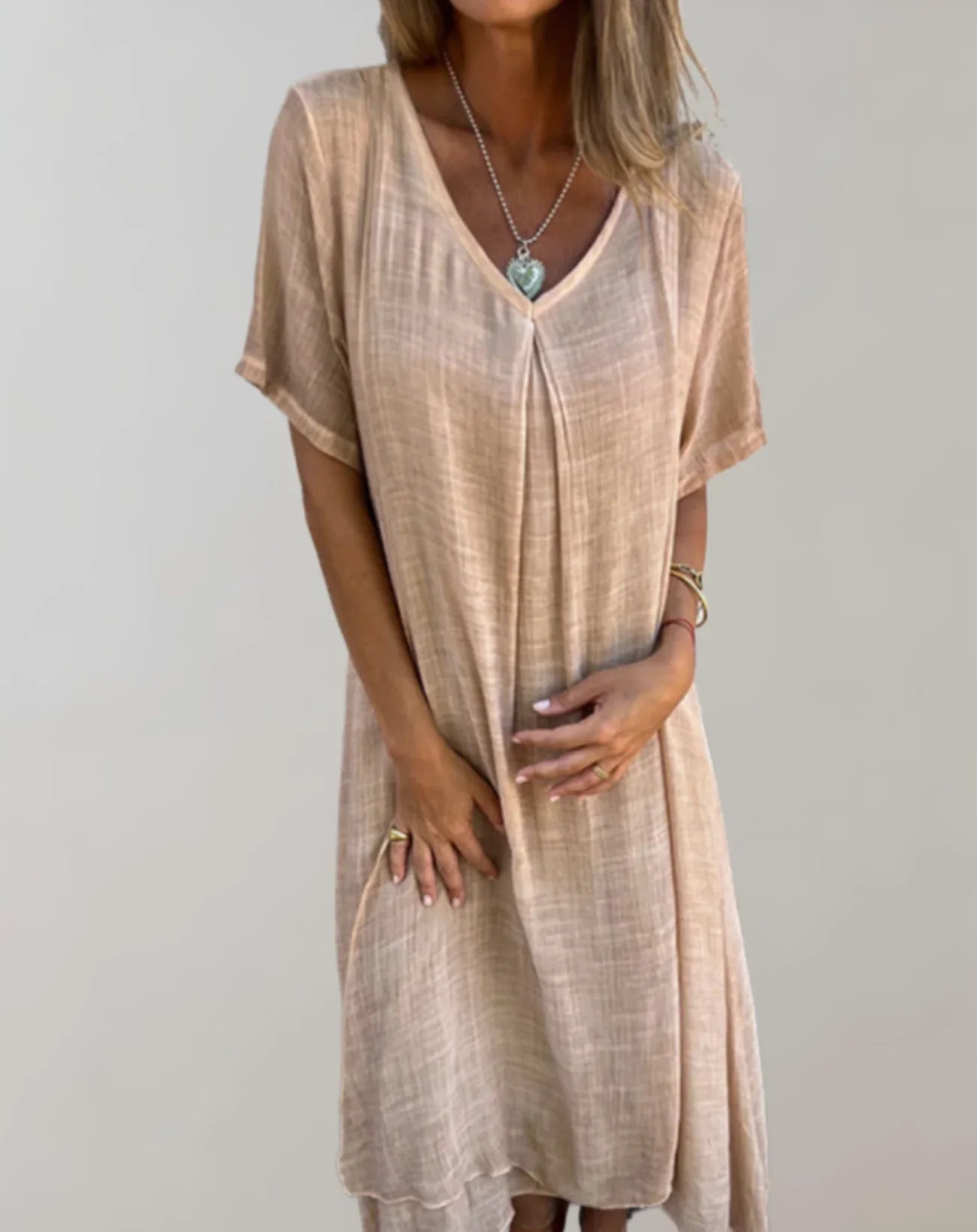 Zavando – Leichtes Kleid aus Baumwollleinen