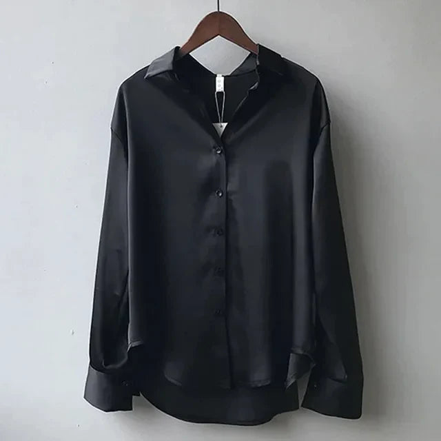 Damenbluse Mit Knopfleiste | Lange Ärmel