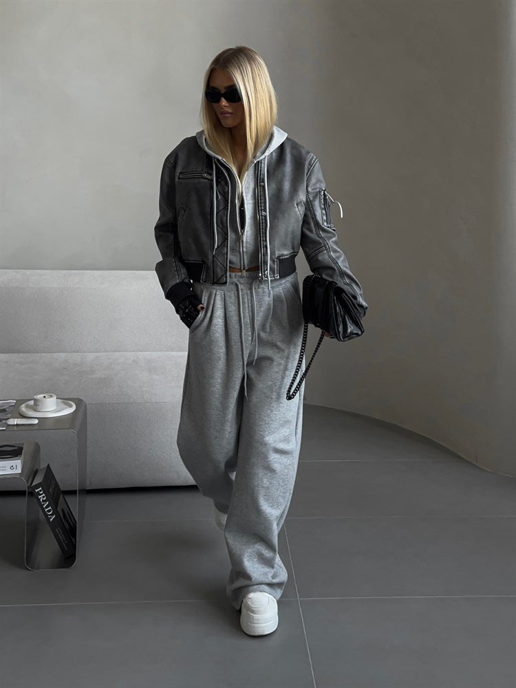 Zavando-Up Hoodie & Jogger Set - Ultimativer Komfort & Müheloser Stil