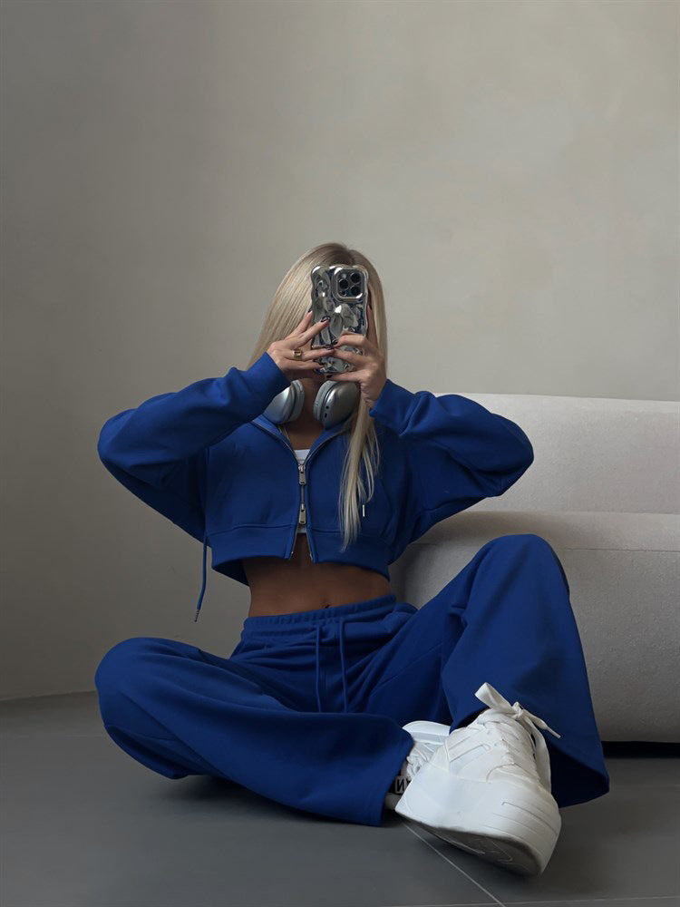 Zavando-Up Hoodie & Jogger Set - Ultimativer Komfort & Müheloser Stil