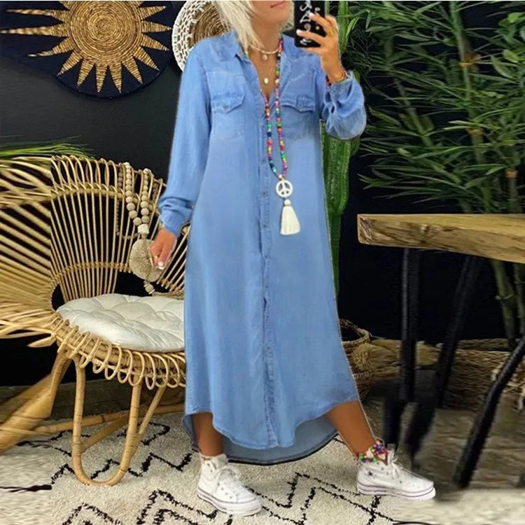 Zavando - Übergrößes Boho-Kleid