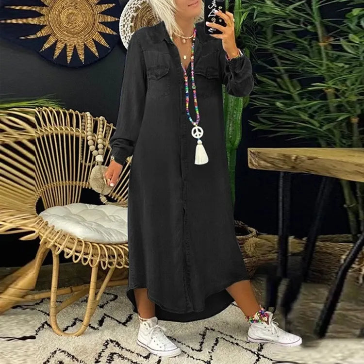 Zavando - Übergrößes Boho-Kleid