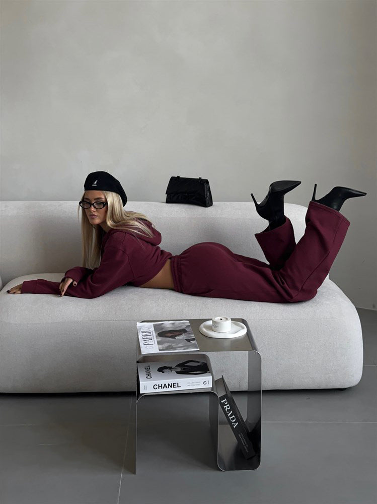 Zavando-Up Hoodie & Jogger Set - Ultimativer Komfort & Müheloser Stil
