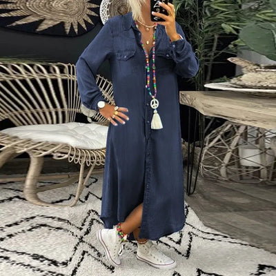 Zavando - Übergrößes Boho-Kleid