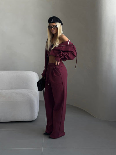 Zavando-Up Hoodie & Jogger Set - Ultimativer Komfort & Müheloser Stil