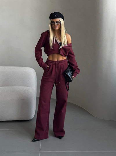 Zavando-Up Hoodie & Jogger Set - Ultimativer Komfort & Müheloser Stil