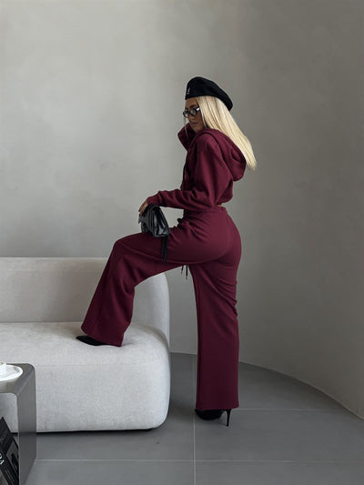 Zavando-Up Hoodie & Jogger Set - Ultimativer Komfort & Müheloser Stil