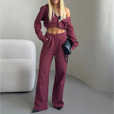 Zavando-Up Hoodie & Jogger Set - Ultimativer Komfort & Müheloser Stil