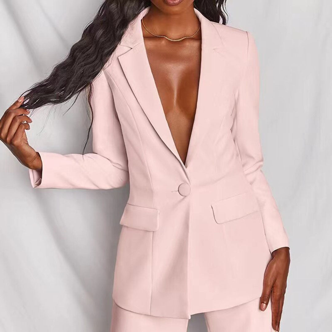Zavando - Elegantes Blazer- und Hosenset