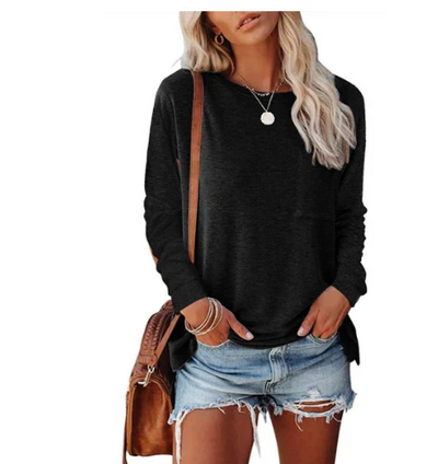 Locker Sitzendes Sweatshirt Für Damen | Rundhals