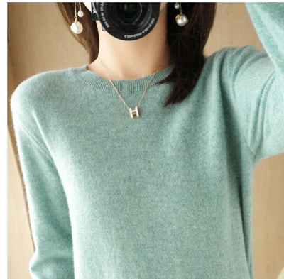 Warmer Langarm Pullover Für Damen | Rundhalsausschnitt