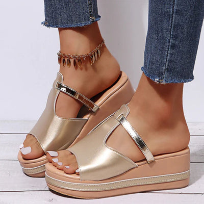 Zavando - modische, orthopädische Sandalen mit hoher Sohle
