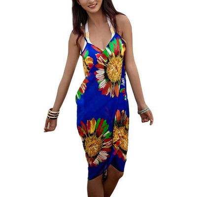 Zavando - Florales Pareo-Kleid