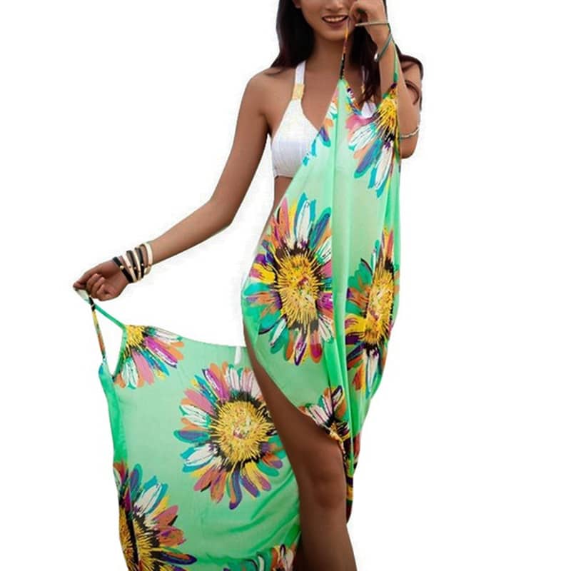 Zavando - Florales Pareo-Kleid