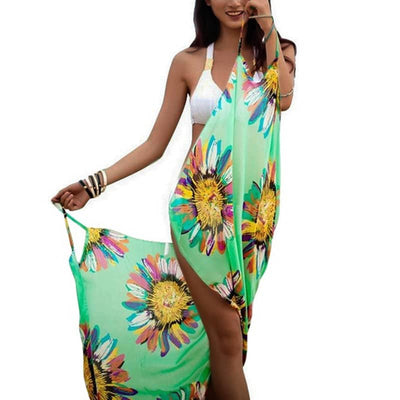 Zavando - Florales Pareo-Kleid