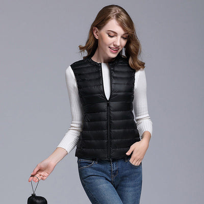 Ärmellose Weste Mit Reißverschluss Für Damen | Puffer