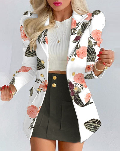 Blazer und Rock Set für Damen