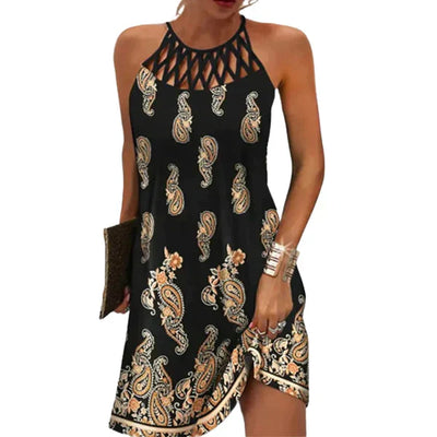 Bequemes Kleid Mit Grafikdruck Für Damen | Sommer