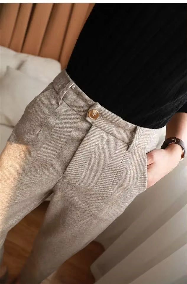 Zavando- Elegante Getailleerde Broek