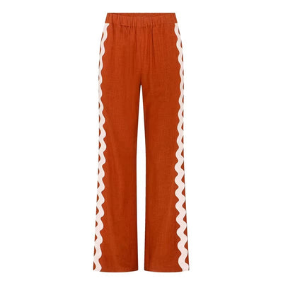 Zavando-Tanktop mit Weitbeiniger Relaxhose Set
