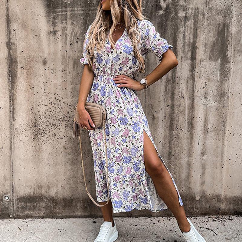 Zavando – Stilvolles Sommerkleid mit Blumenmuster