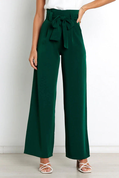 Zavando - Elegante Damenhose mit weitem Bein