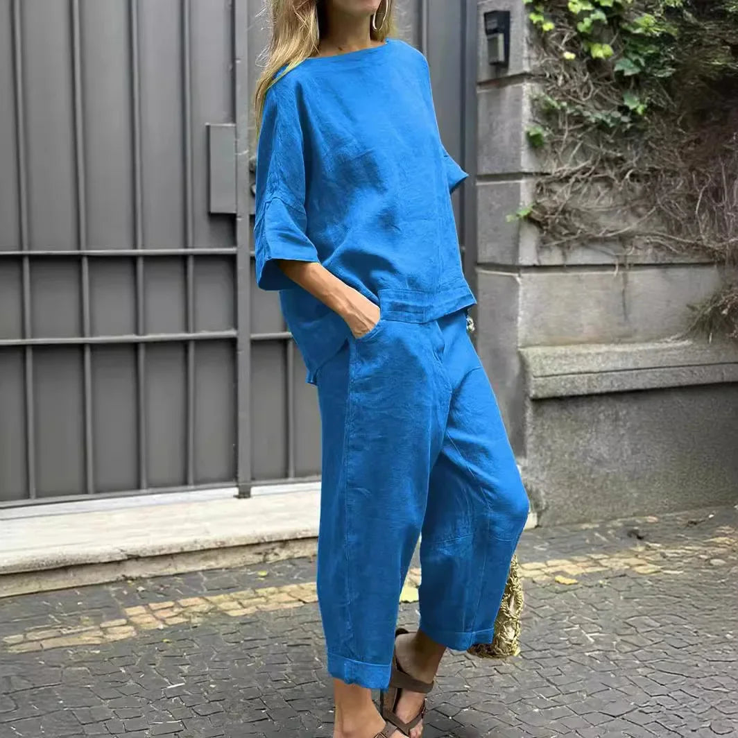 Stilvolles Damen Zweiteiler Set | Lässig