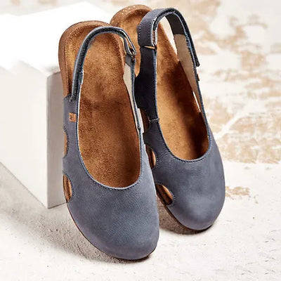 Zavando – Stilvolle Wildleder-Sandalen mit geschlossener Spitze