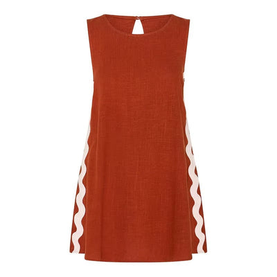 Zavando-Tanktop mit Weitbeiniger Relaxhose Set