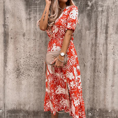 Zavando – Stilvolles Sommerkleid mit Blumenmuster