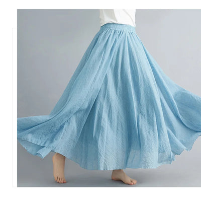 Sommerrock In Leuchtenden Farben Für Damen | Maxi