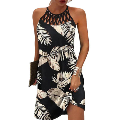 Bequemes Kleid Mit Grafikdruck Für Damen | Sommer