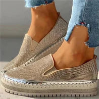 Zavando – Schillernde Slip-on-Sneaker