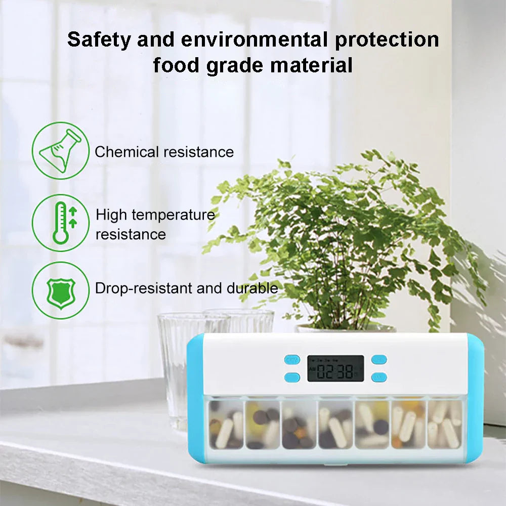 Automatischer Alarm Smart Erinnerungs Tabletten Organizer Box