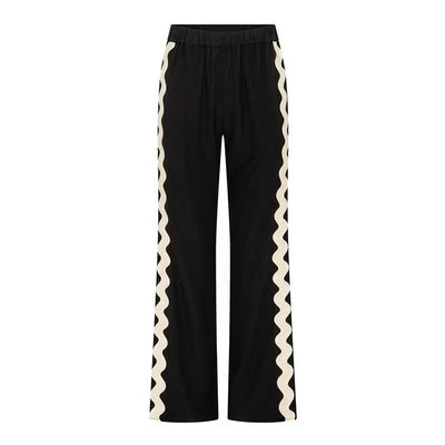 Zavando-Tanktop mit Weitbeiniger Relaxhose Set
