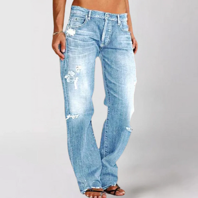 Zavando - Weit Geschnittene Denim-Jeans Für Damen