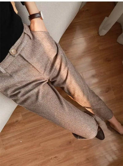 Zavando- Elegante Getailleerde Broek
