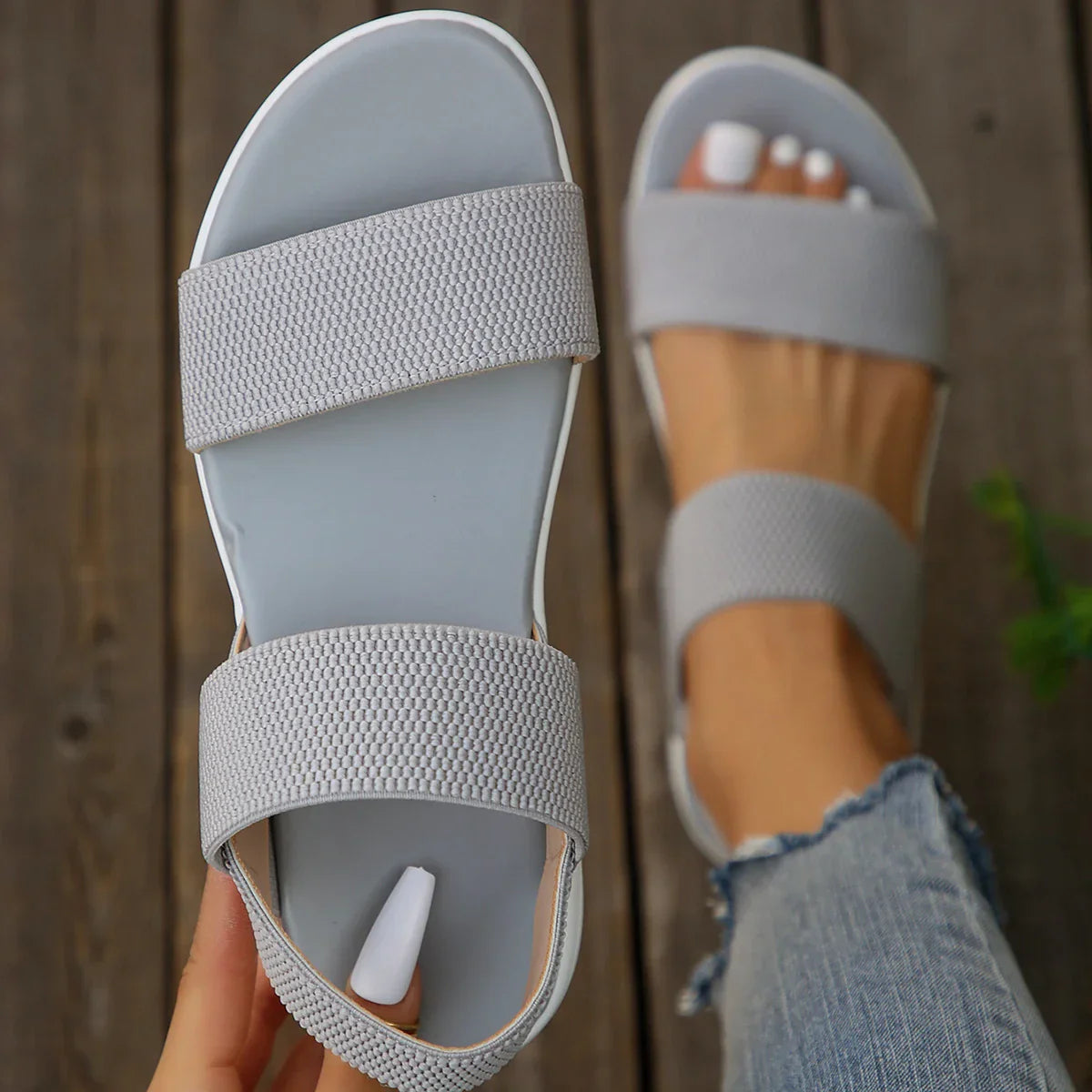Atmungsaktive Damen Sandalen | Orthopädisch