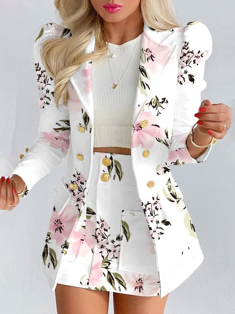 Floral Weiß