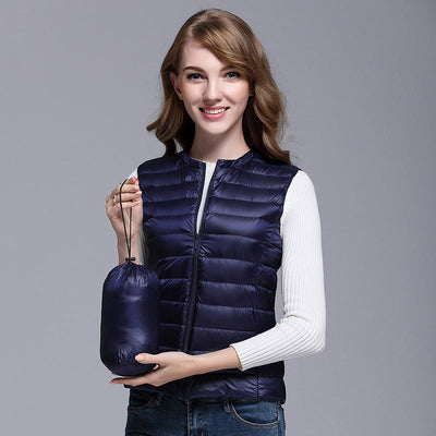 Ärmellose Weste Mit Reißverschluss Für Damen | Puffer